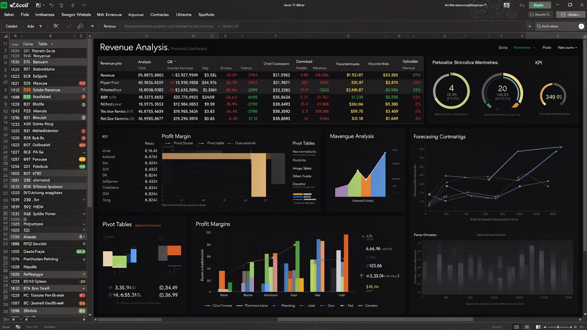 Cendora CFO Suite — live financial dashboard with KPIs, P&L drill-down, and cash forecast